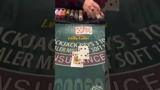 Игра в блэкджек на 4 руки с призовым фондом 3000 долларов. Vegas Live, Plaza.