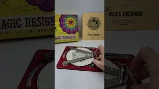 Vintage Magic Designer Hoot Nanny Drawing Set Early Spirograph Art