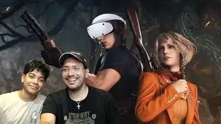 VR Resident Evil 4 Remake con mi hermano! PS2VR (vertical)