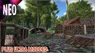STARTING AN NPC VILLAGE - PLUS ULTRA MODDED - E8 - [ Ark Gaia Gameplay ]