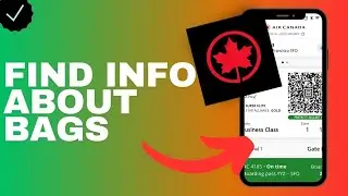 Where to find information about missing, delayed or damaged bag in the Air Canada app?
