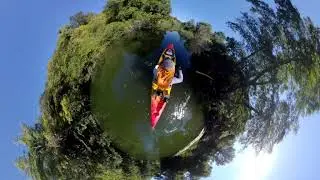 RTM Rytmo on Veleka river - tiny planet