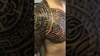 Polynesian Tattoo Design 😍#shorts