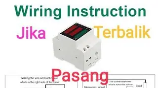 Jika D52-2047 MULTI-FUNCTION METER Terbalik Pasang