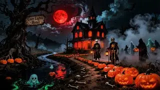 Haunted Halloween Ambience Under Blood Moon 🎃Best Spooky Halloween Music 2025 🎃 Halloween Playlist