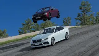 BeamNG.drive ASMR - Satisfying High Speed Cliff Crashes #3