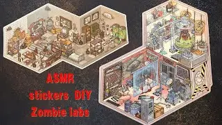 [ASMR] Halloween stickers DIY - Apocalypse Laboratories