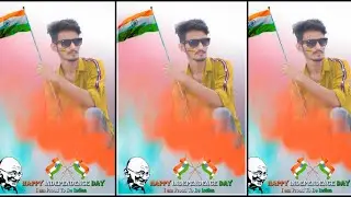 15 August Photo Editing | Independence day Profile Photo | मोबाइल से फोटो एडिटिंग