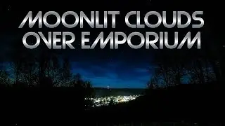 Moonlit Clouds Over Emporium