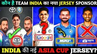 Team India New jersey for Asia Cup 2025😱|Team India New sponsor|India team New Jersey sponsor toyota