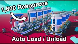Automated Rail System Using Resource Canisters In Astroneer