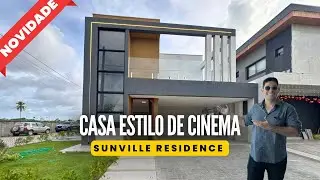 🟢 CASA ESTILO DE CINEMA NO SUNVILE RESIDENCE | 4 QUARTOS | CLOSET | DE ESQUINA 