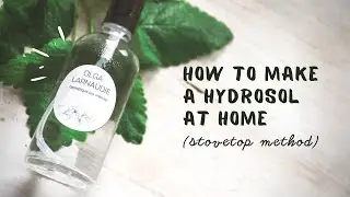 Make your own hydrosol and a face toner with it! Herbes and pot is all you need!