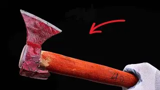 Very few people know about this glue application! How to make super durable axe handle