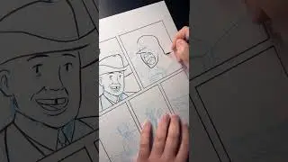 Inking My Comic Cujo The Conqueror
