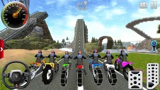 Extreme Dirt Motocross Stunt Racing #1 - Motor Bike Impossible Mega Ramp Racer - Android Gameplay