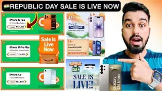 Amazon is Better then Flipkart Republic Day sale🇮🇳 | Crazy Price Drop on iPhone 17 Series😍