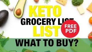 Keto Grocery List for Beginners 🍳 What to Buy (Free Printable PDF)