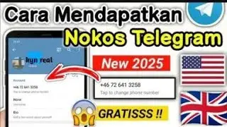 CARA MEMBUAT NOKOS TELEGRAM TERBARU 2025 | NOMOR LUAR NEGRI TELEGRAM 100% WORK AUTO BERHASIL 💯😱