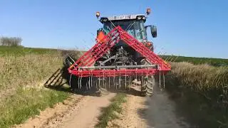 #MasseyFerguson5713 BLACK 6 Metre Tel Tırmık Çekimi