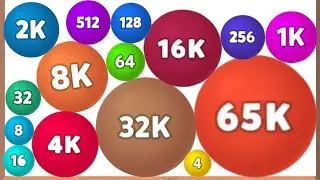 Merge Balls 2048 3D - ASMR Gameplay (Level Up Numberballs Math, Satisfying Mobile Games)