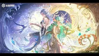 【叁乔居】貂蝉馥梦繁花皮肤绘制过程