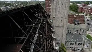 See the tornado damage around St. Louis from above