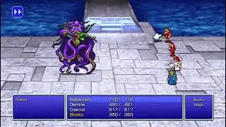 Final Fantasy Pixel Remaster - Kraken Boss Fight