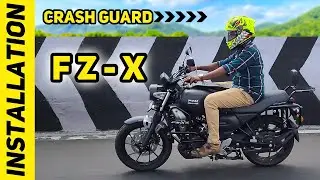 FZ X Crash guard Installation Guide from Hi tech Engineering