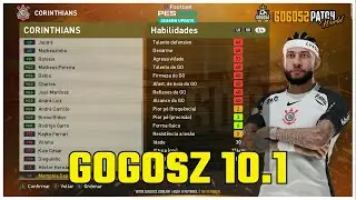 PES 2021 🔥 Faces Realistas + Overall Atualizado do CORINTHIANS | Patch Gogosz 10.1 | 4K 60FPS