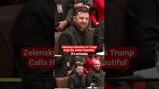 Ukrainian President Zelensky&rsquo;s Reaction as President Trump Calls His Jacket &lsquo;Beautiful&rsquo;