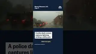 Massive South Carolina lightning strike caught on video