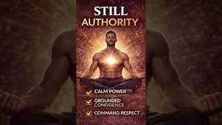 STILL AUTHORITY - Masculine Presence Activation | Calm Power | Grounded Confidence #masculineenergy