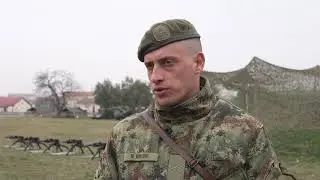 Vodnik Marko Mišić // Uspešno završena individualna obuka decembarske klase vojnika