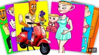 BRAINROT FAMILY of TUNG TUNG TUNG SAHUR AND BALLERINA CAPPUCCINA | Sticker Book DIY