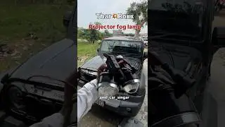 Thar roxx projector fog lamp fitting👍☎️8193015624 #viral #tharlover #mahindra #amil_car_singar