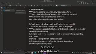 Introduction to Process Automation in Salesforce | Episode-15 | Salesforce PD1 | CodeWithAnand #PD1