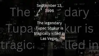 September 13, 1996 - Remembering Tupac #music #hiphop #rap #tupac