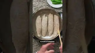 🐟 Как китайский повар готовит тилапию! (Жареный карась) #Короткометражки
