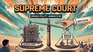Supreme Court  Animation | Indian Polity Laxmikant | UPSC, PCS, SSC, Banking, RBI, NABARD