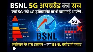 The truth about BSNL 5G upgrade | Why 5G-ready 4G equipment will never work!