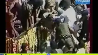 jayalalitha pushed away from mgr funeral car 1987