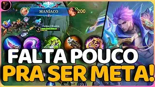 18 KILL MAIS MANÍACO, ELE TÁ MAIS META QUE MUITO META - NOLAN GAMEPLAY | Mobile Legends