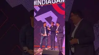 Jonathan gaming getting fan favourite award  #indiagamingawards #bgmi  #godlike