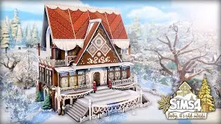 Gingerbread Mansion ☃️🏡 | The Sims 4 Speed Build Collab | No CC