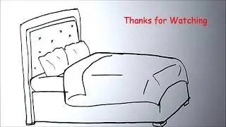 How to draw a Bed