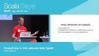Farewell Any - Unit, welcome Akka Typed! by Heiko Seeberger