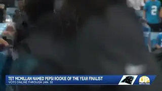 Panthers WR Tetairoa McMillan named finalist for Pepsi Rookie of the Year