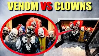 VENOM VS CLOWN ARMY AT OUR HOUSE! (THE MOST DANGEROUS CREATURE)