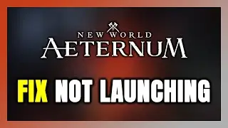 How to FIX New World: Aeternum Not Launching/Not Starting